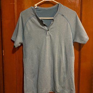 Lululemon Men's Metal Vent Tech Short Sleeve Henley Size Small